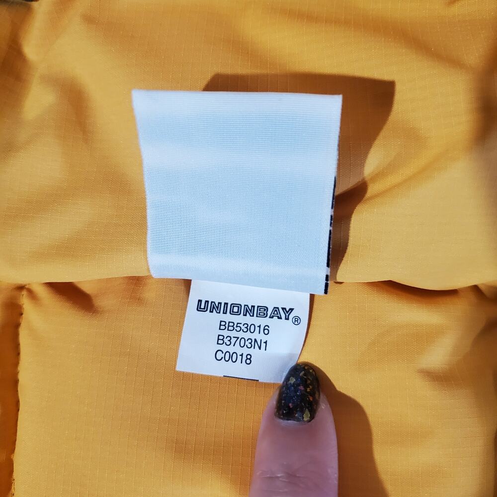 Unionbay Vintage Y2K Down Puffer Vest Size Unisex Big Kids L Womens XS/S Brown - Picture 9 of 10